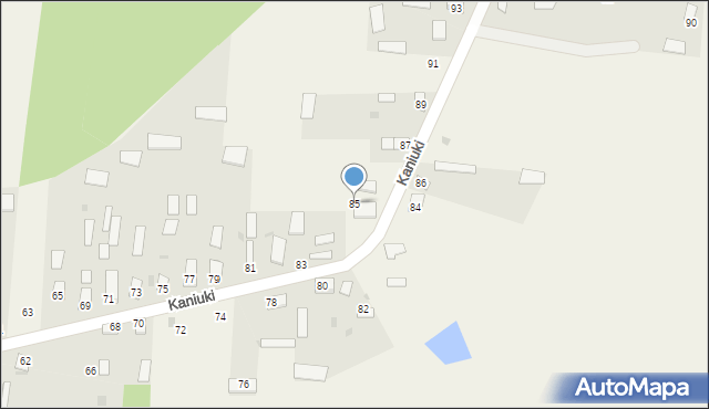 Kaniuki, Kaniuki, 85, mapa Kaniuki