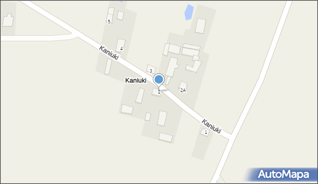 Kaniuki, Kaniuki, 2, mapa Kaniuki