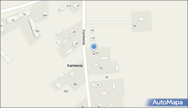 Kaniwola, Kaniwola, 41, mapa Kaniwola