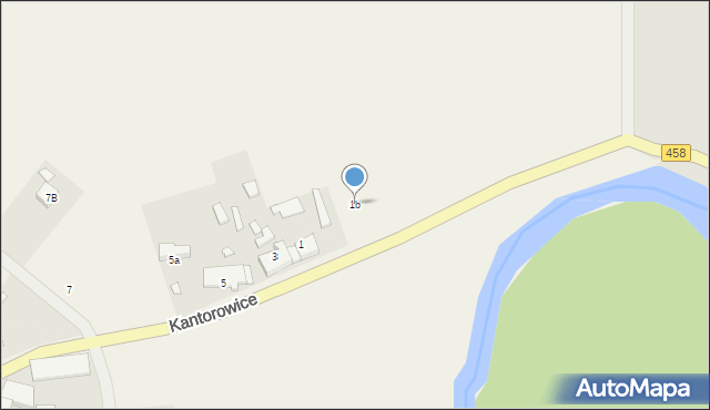 Kantorowice, Kantorowice, 1b, mapa Kantorowice