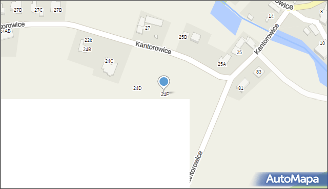 Kantorowice, Kantorowice, 24F, mapa Kantorowice