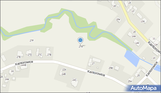 Kantorowice, Kantorowice, 27A, mapa Kantorowice