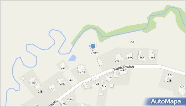 Kantorowice, Kantorowice, 27G, mapa Kantorowice