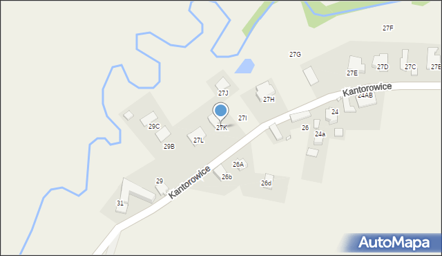 Kantorowice, Kantorowice, 27K, mapa Kantorowice
