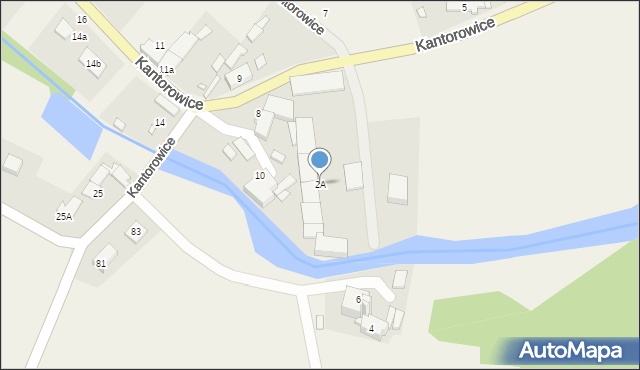 Kantorowice, Kantorowice, 2A, mapa Kantorowice