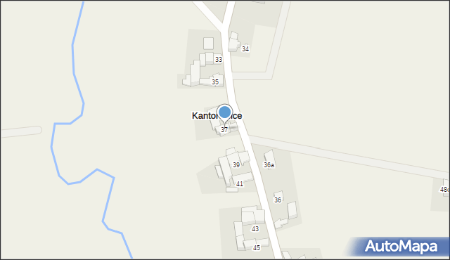 Kantorowice, Kantorowice, 37, mapa Kantorowice