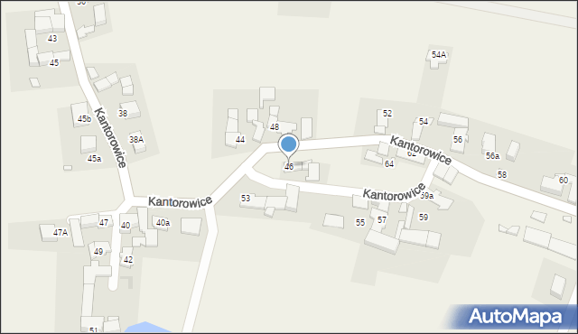 Kantorowice, Kantorowice, 46, mapa Kantorowice
