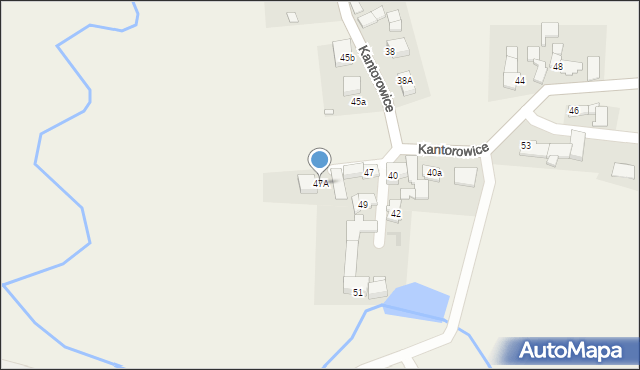 Kantorowice, Kantorowice, 47A, mapa Kantorowice
