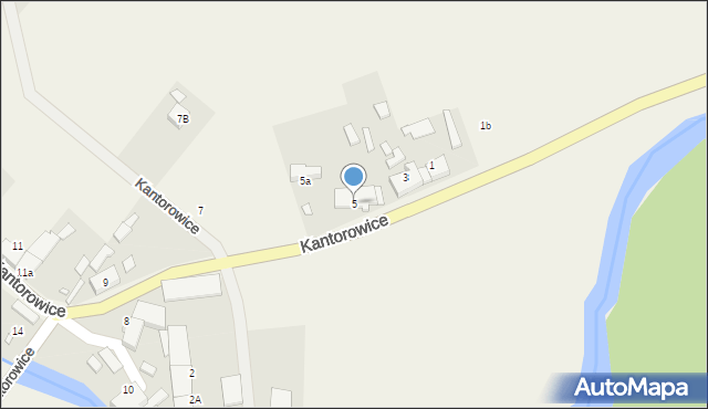 Kantorowice, Kantorowice, 5, mapa Kantorowice