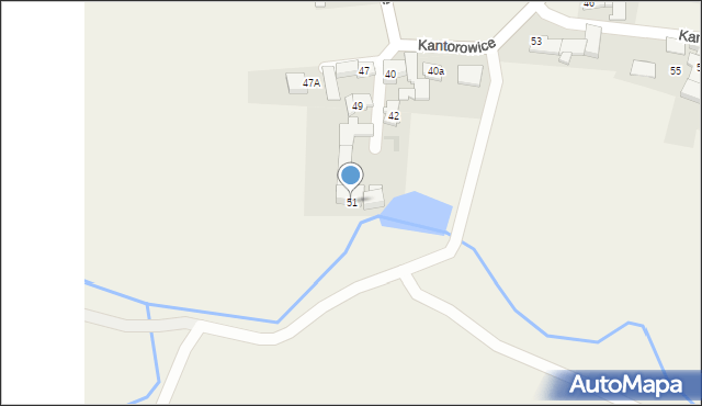 Kantorowice, Kantorowice, 51, mapa Kantorowice