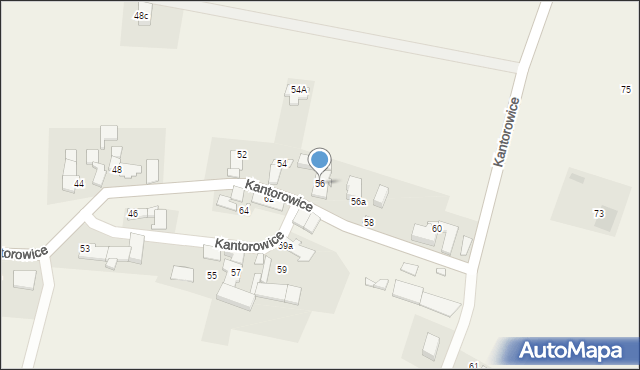Kantorowice, Kantorowice, 56, mapa Kantorowice