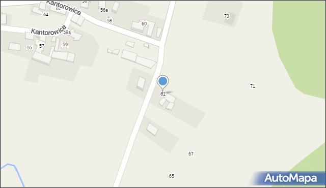 Kantorowice, Kantorowice, 61, mapa Kantorowice