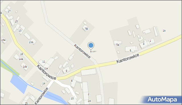 Kantorowice, Kantorowice, 7, mapa Kantorowice
