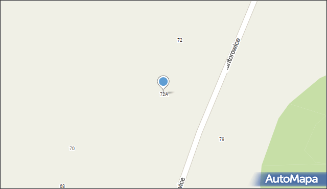 Kantorowice, Kantorowice, 72A, mapa Kantorowice