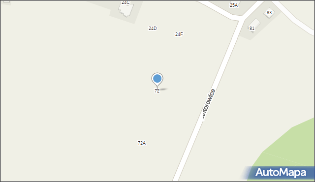 Kantorowice, Kantorowice, 72B, mapa Kantorowice