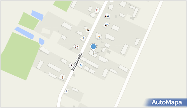 Kantorówka, Kantorówka, 7, mapa Kantorówka