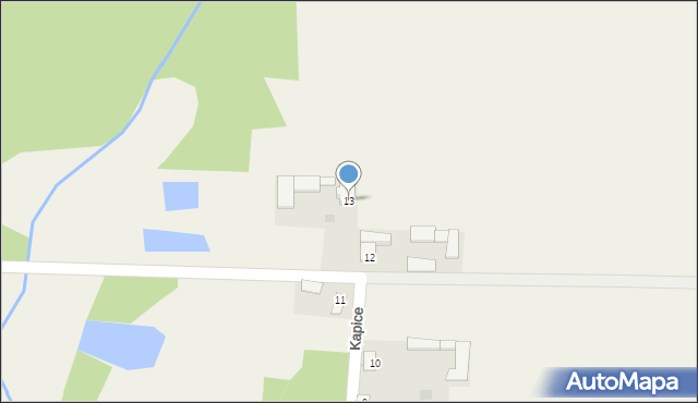 Kapice, Kapice, 13, mapa Kapice