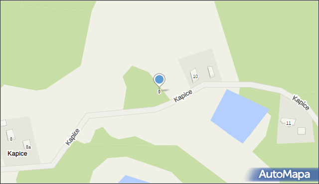 Kapice, Kapice, 9, mapa Kapice