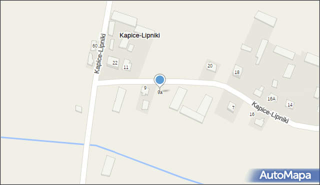 Kapice-Lipniki, Kapice-Lipniki, 9a, mapa Kapice-Lipniki