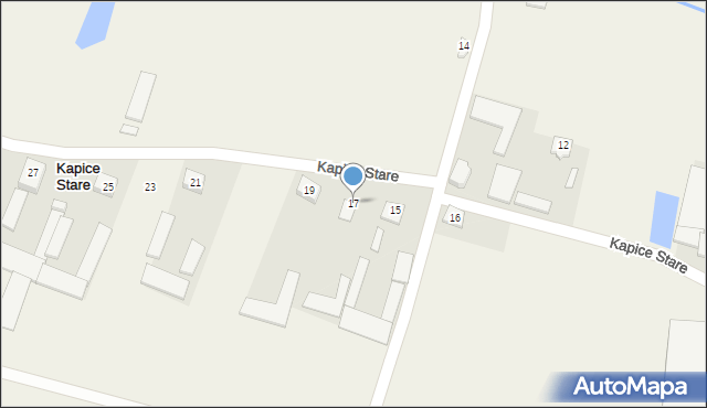Kapice Stare, Kapice Stare, 17, mapa Kapice Stare