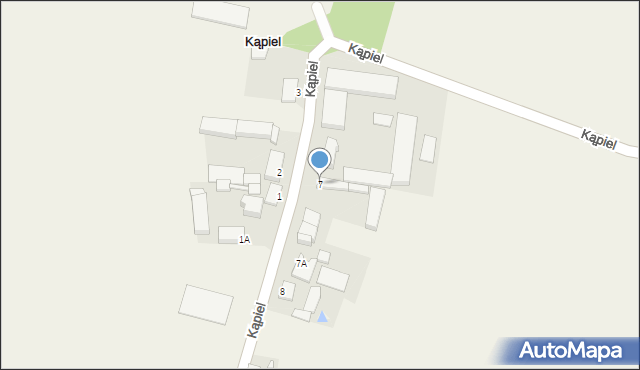 Kąpiel, Kąpiel, 7, mapa Kąpiel
