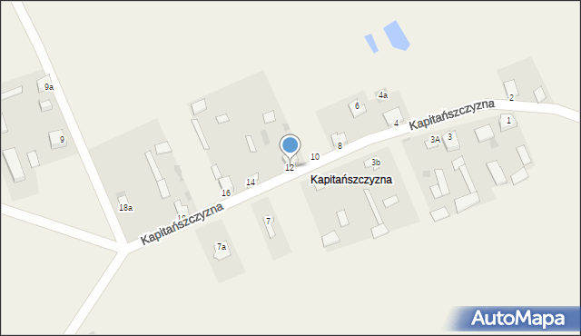 Kapitańszczyzna, Kapitańszczyzna, 12, mapa Kapitańszczyzna