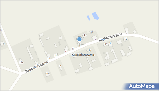 Kapitańszczyzna, Kapitańszczyzna, 8, mapa Kapitańszczyzna