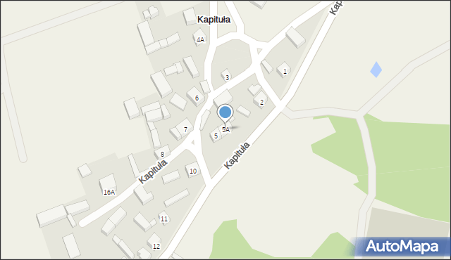 Kapituła, Kapituła, 5A, mapa Kapituła