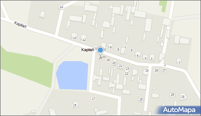 Kapłań, Kapłań, 18, mapa Kapłań