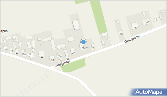 Kaplin, Kaplin, 27a, mapa Kaplin