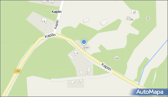 Kaplin, Kaplin, 3, mapa Kaplin