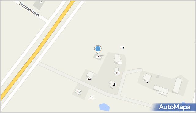 Kaplityny, Kaplityny, 1aa, mapa Kaplityny