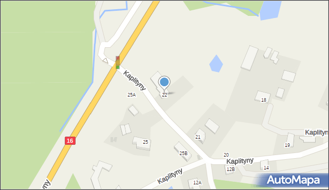 Kaplityny, Kaplityny, 22, mapa Kaplityny