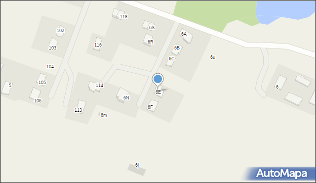 Kaplityny, Kaplityny, 6E, mapa Kaplityny