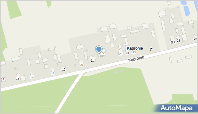 Kapronie, Kapronie, 22A, mapa Kapronie