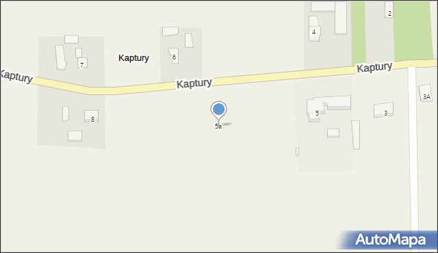 Kaptury, Kaptury, 5a, mapa Kaptury