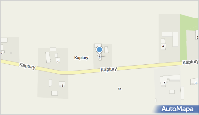 Kaptury, Kaptury, 6, mapa Kaptury