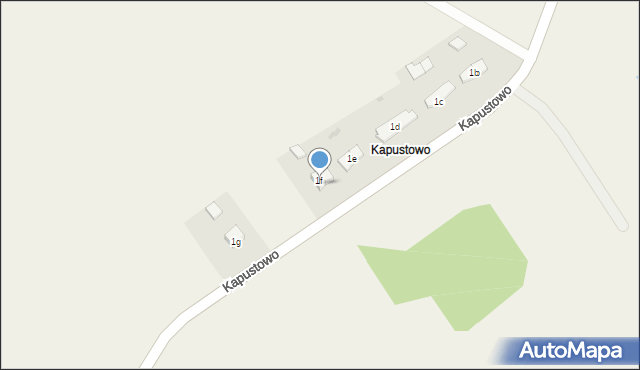 Kapustowo, Kapustowo, 1f2, mapa Kapustowo