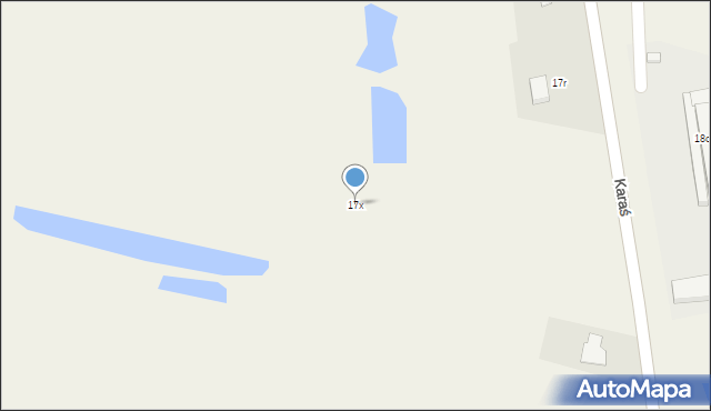 Karaś, Karaś, 17x, mapa Karaś