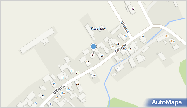 Karchów, Karchów, 17, mapa Karchów