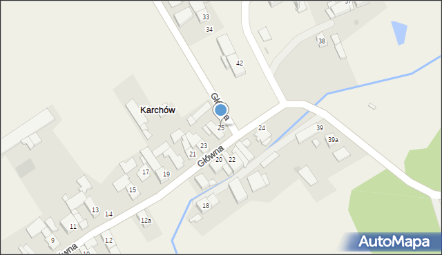 Karchów, Karchów, 25, mapa Karchów