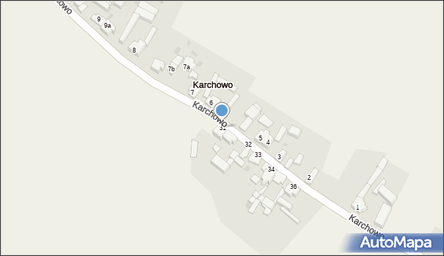 Karchowo, Karchowo, 31, mapa Karchowo