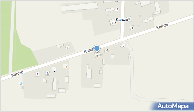 Karcze, Karcze, 5, mapa Karcze