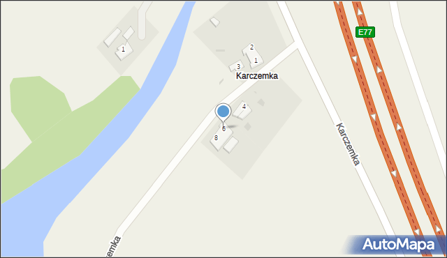 Karczemka, Karczemka, 6, mapa Karczemka