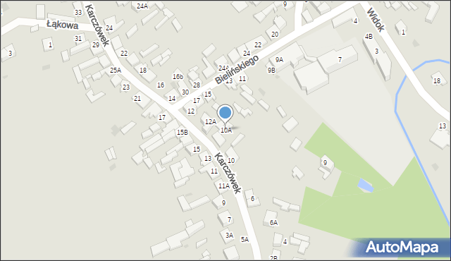 Karczew, Karczówek, 10A, mapa Karczew