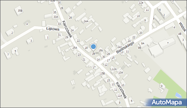 Karczew, Karczówek, 16, mapa Karczew