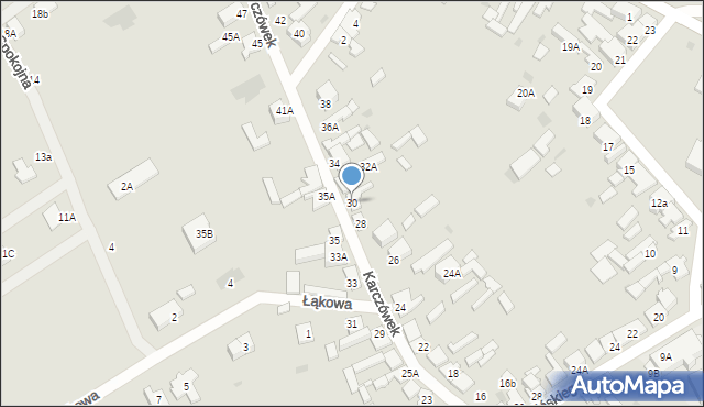 Karczew, Karczówek, 30, mapa Karczew