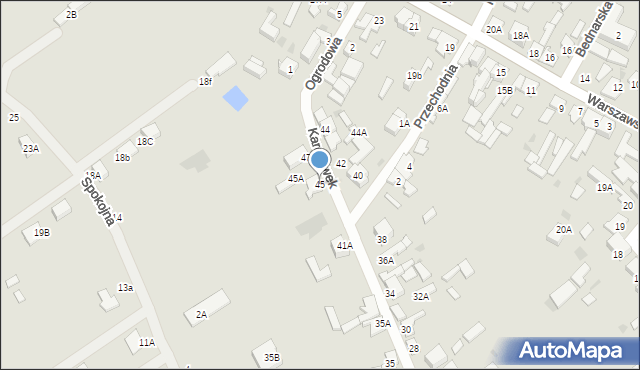 Karczew, Karczówek, 45, mapa Karczew