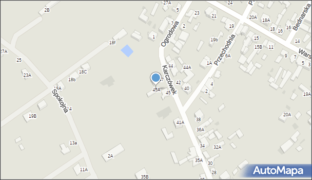 Karczew, Karczówek, 45A, mapa Karczew