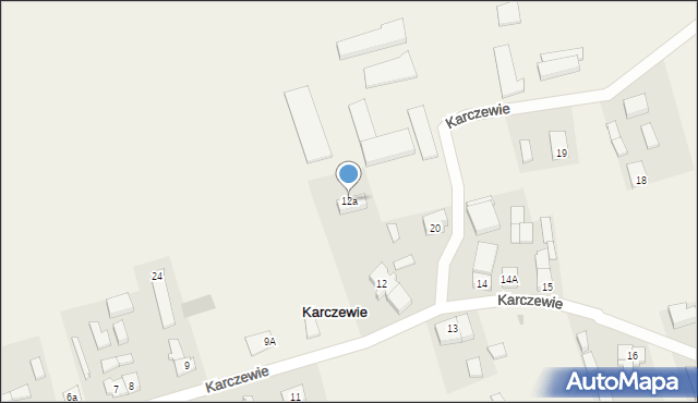 Karczewie, Karczewie, 12a, mapa Karczewie